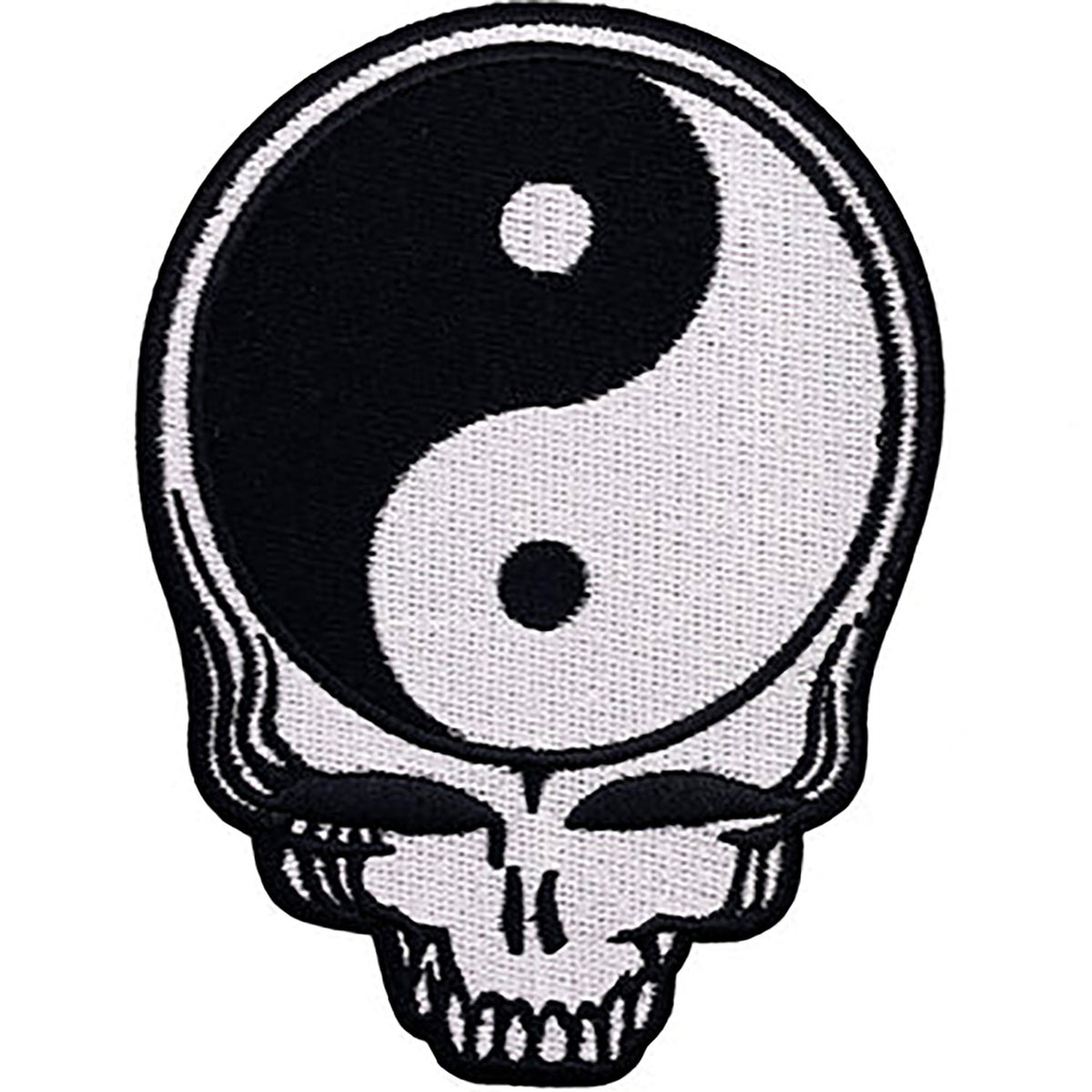 Grateful Dead Yin Yang SYF Embroidered Patch Front