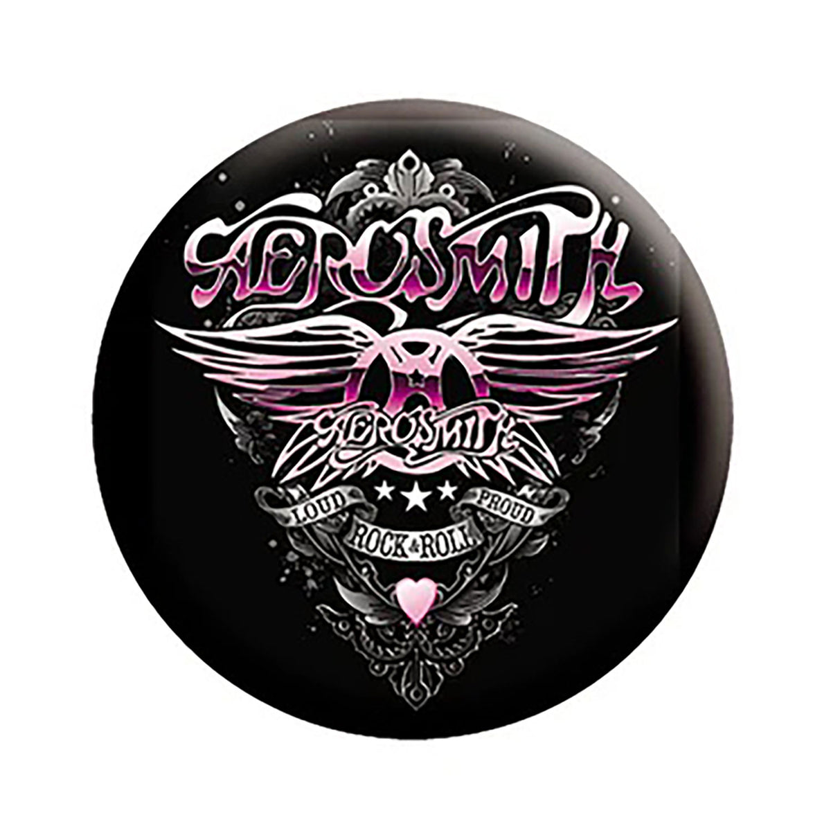Aerosmith Loud & Proud Button Front