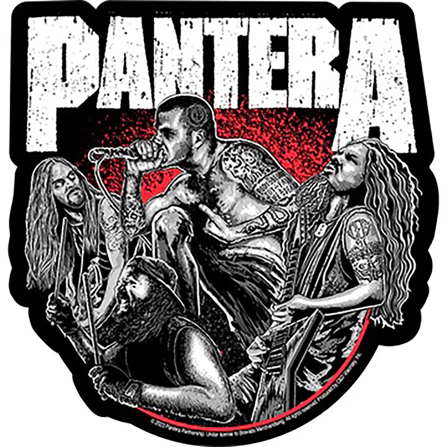 Pantera Vulgar Sticker Front