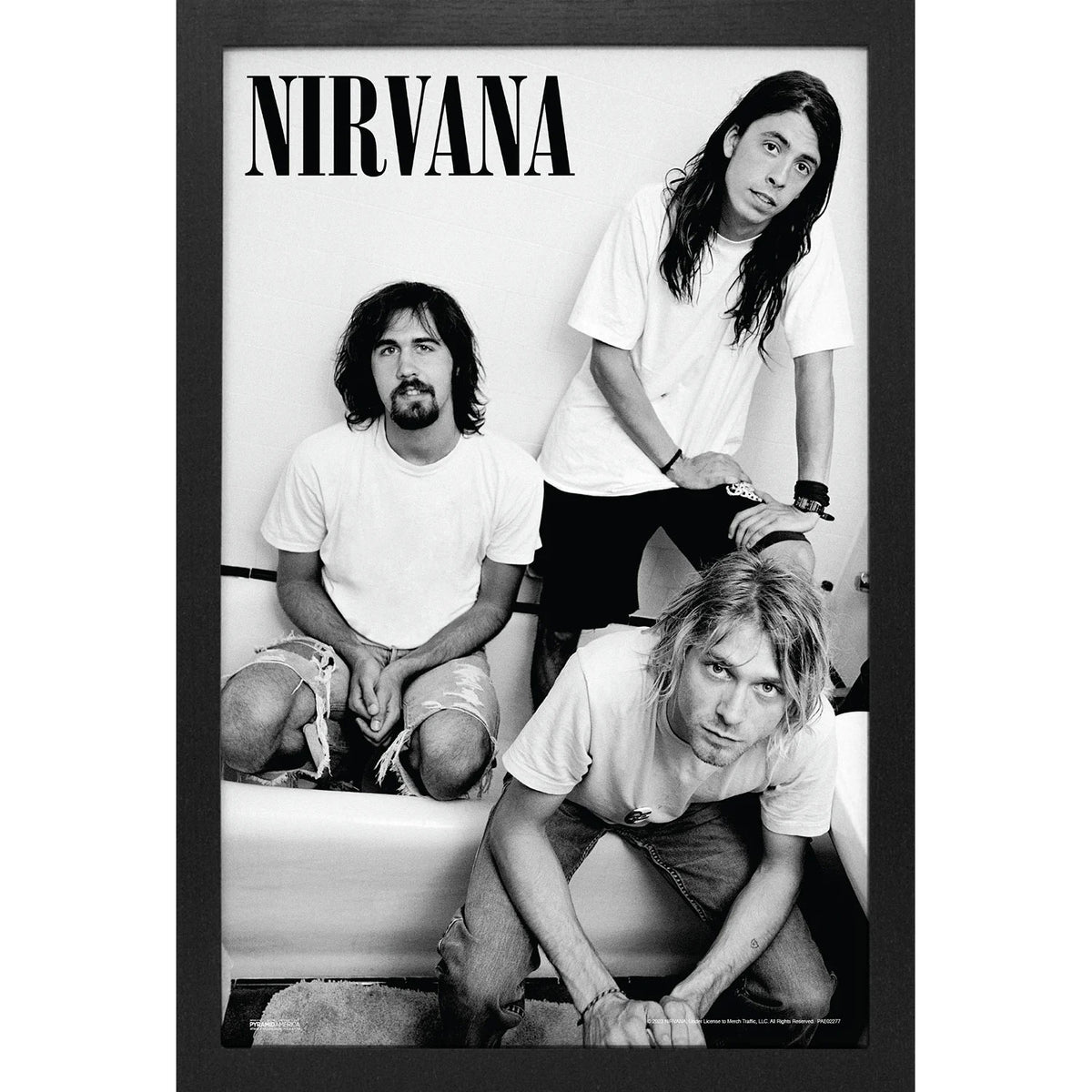 Nirvana Band Framed Wall Art Front