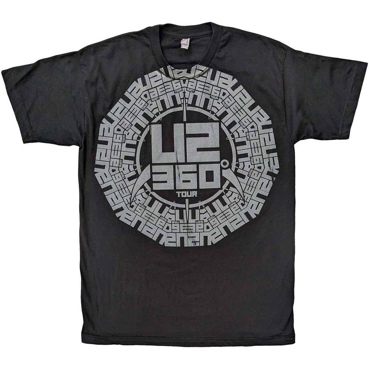 U2 360 Degree Tour Logo (Ex-Tour) (Medium) Slim Fit T-shirt Front