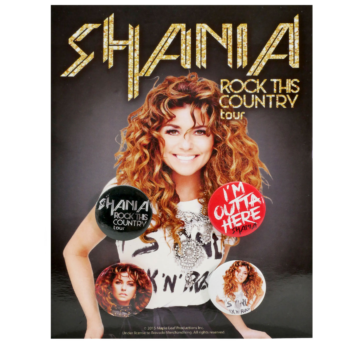 Shania Twain Rock This Country tour Collector Items Front