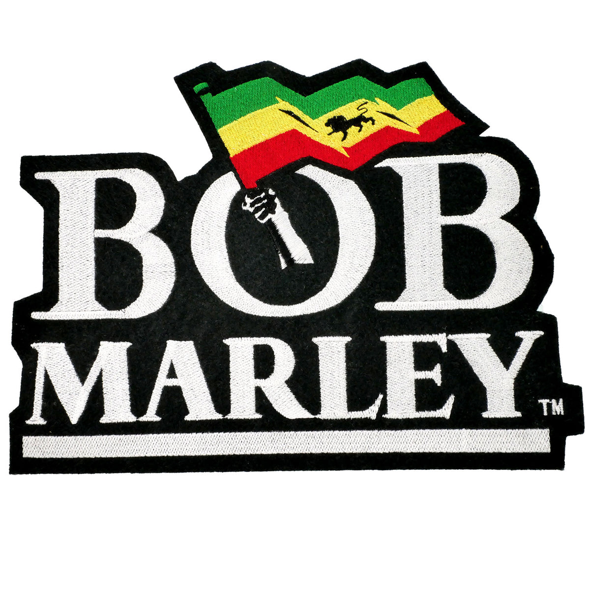 Bob Marley Rasta Lion Flag Logo Back Patch Front