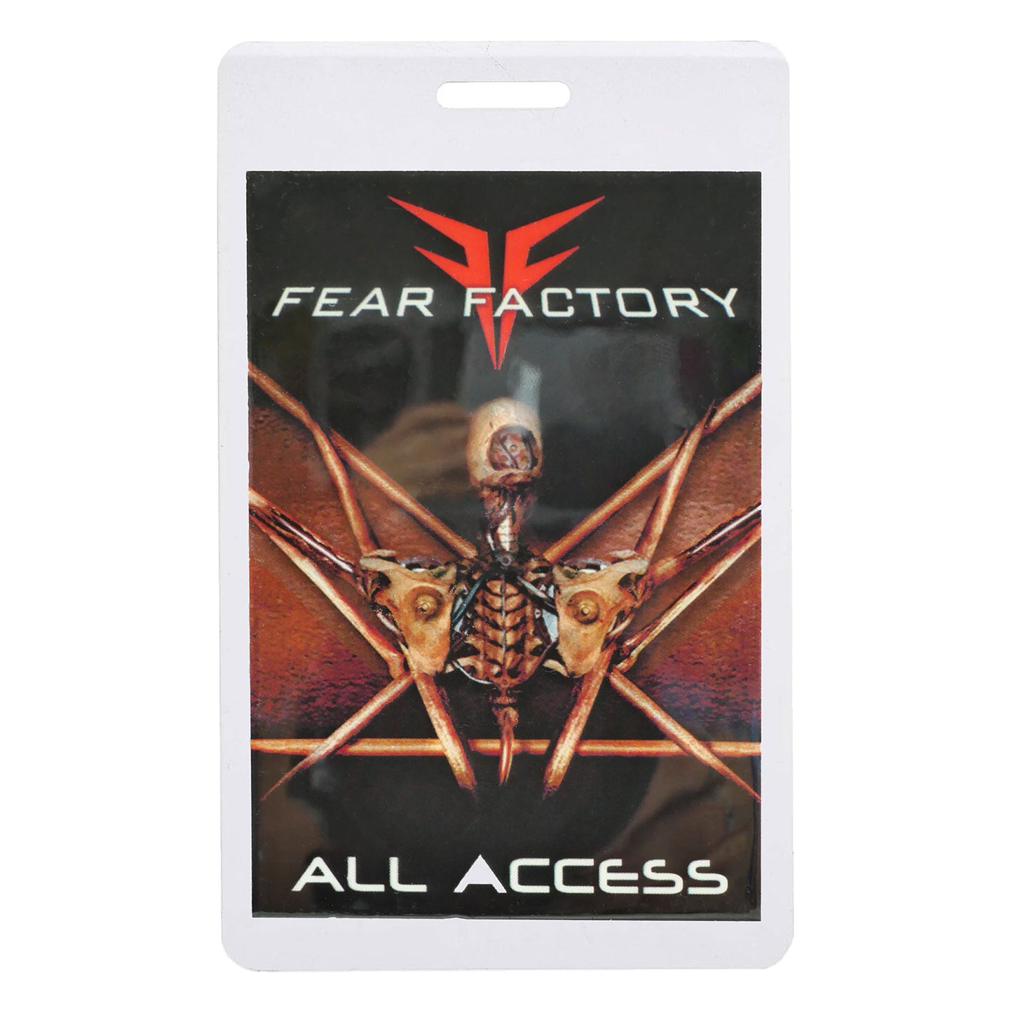 Fear Factory All Access Souvenir Laminated Backstage Pass Front