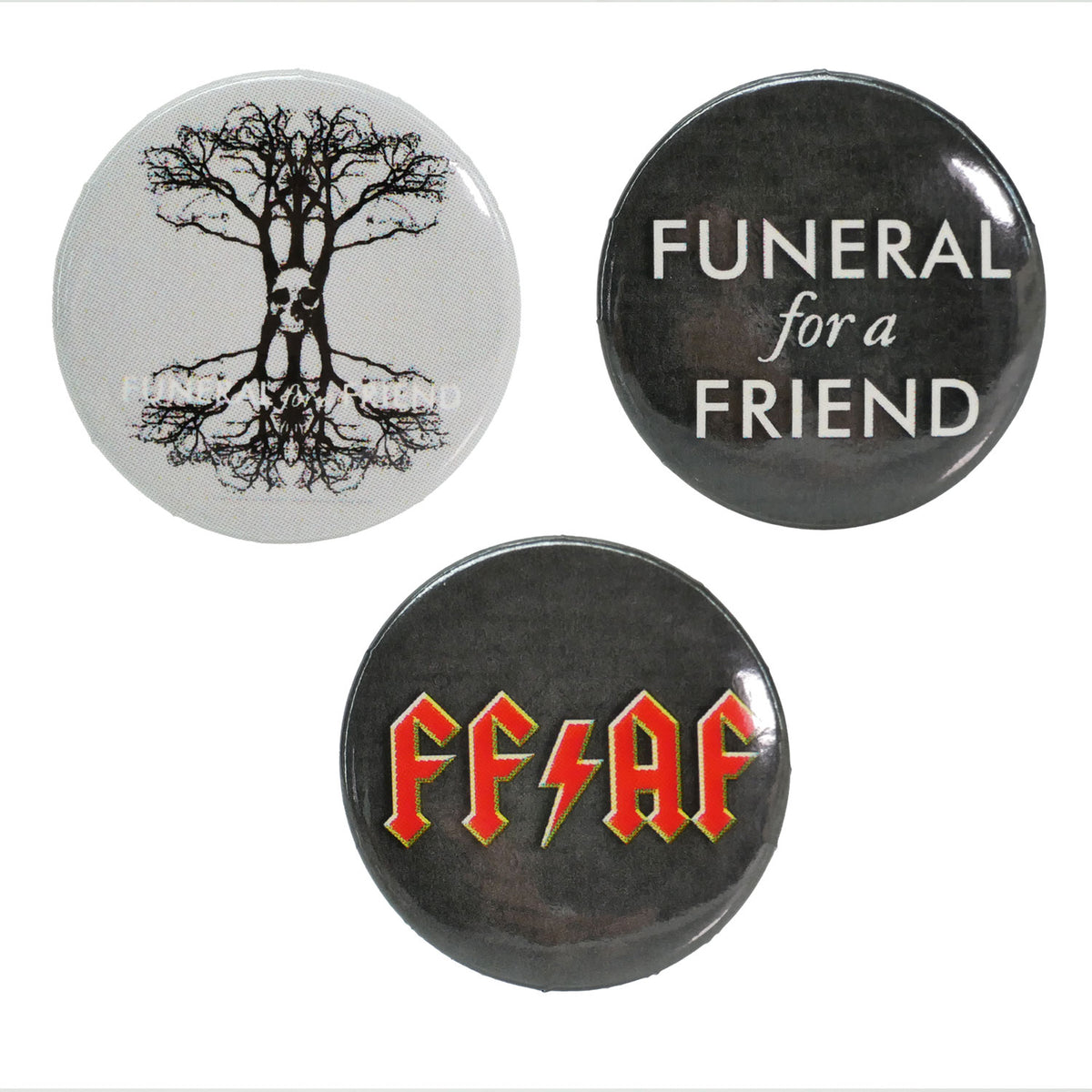 Funeral For A Friend Button Set Pin Pack Collector Items Front