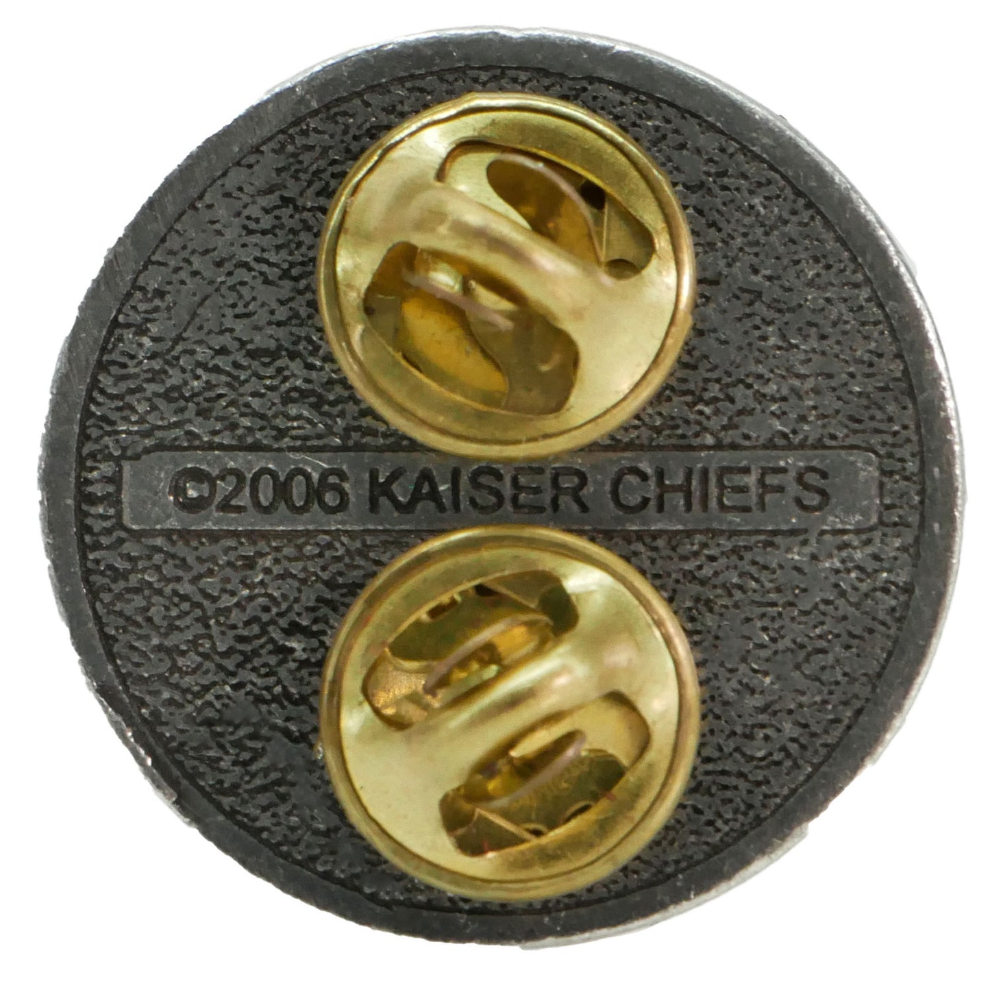 Kaiser Chiefs Leeds Pewter Pin Badge Back