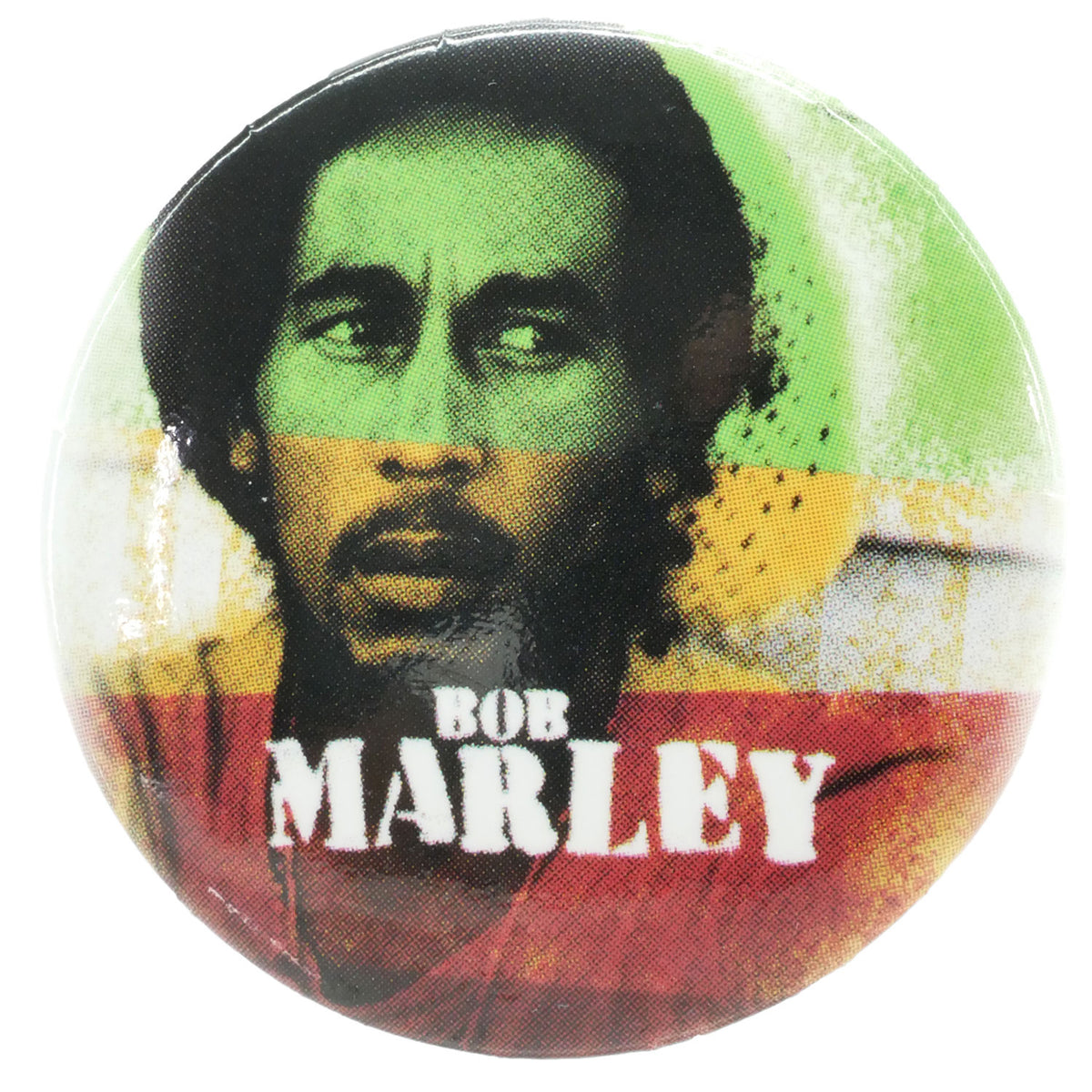 Bob Marley Rasta Marley Button Front