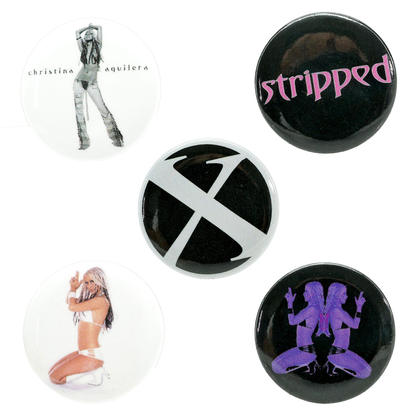 5 Piece Button Pack Collector Items