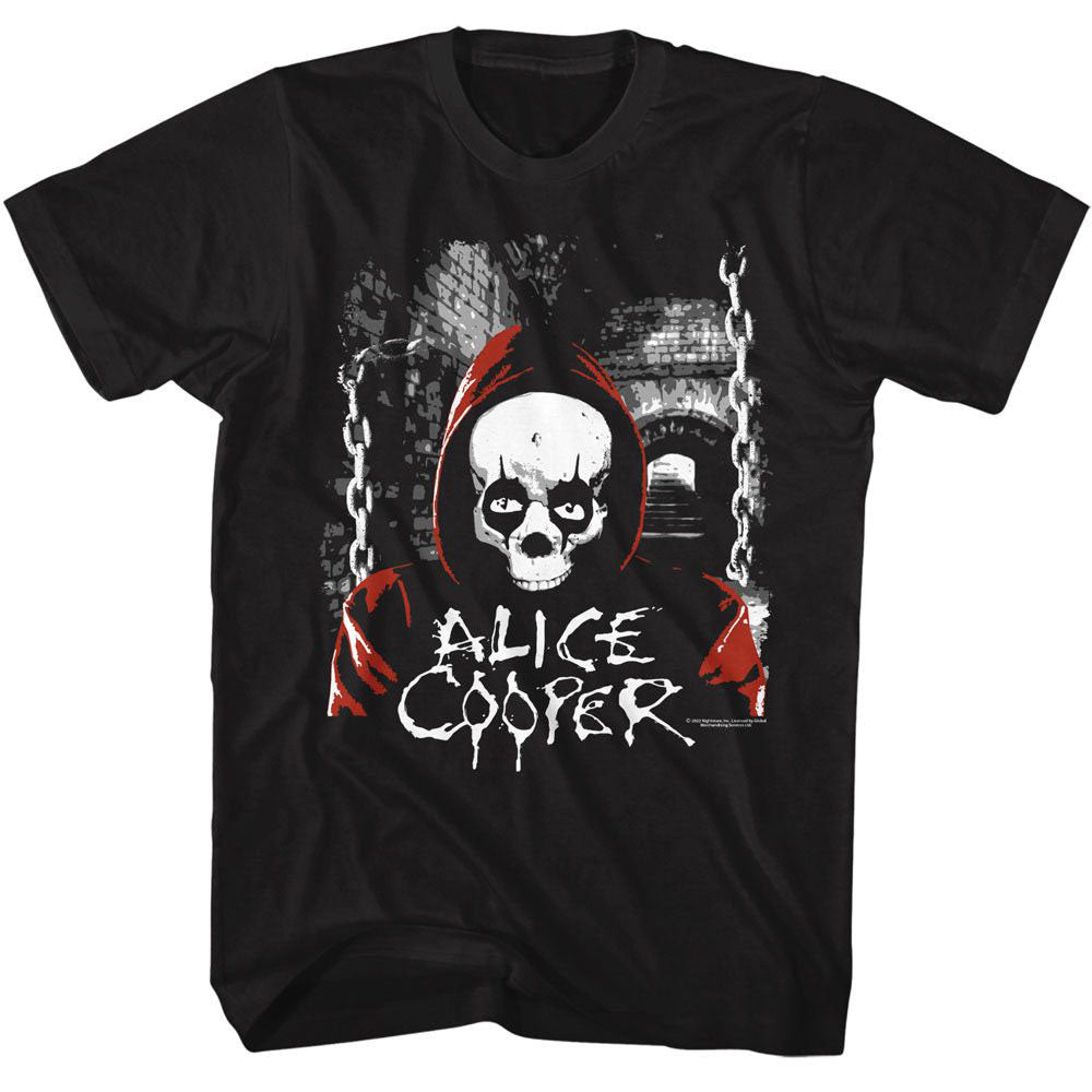 Alice Cooper Hooded Skull T-shirt Front