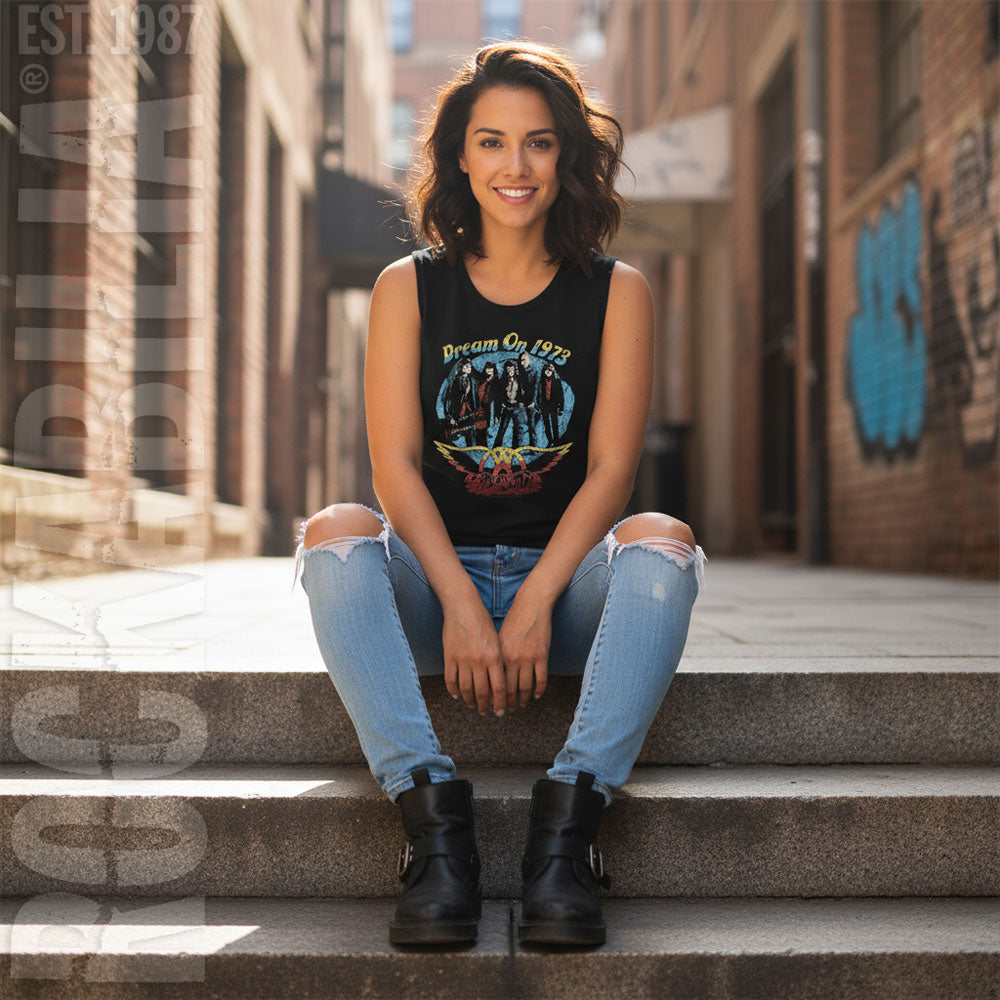 Aerosmith Dream On Womens Tank Alt 2