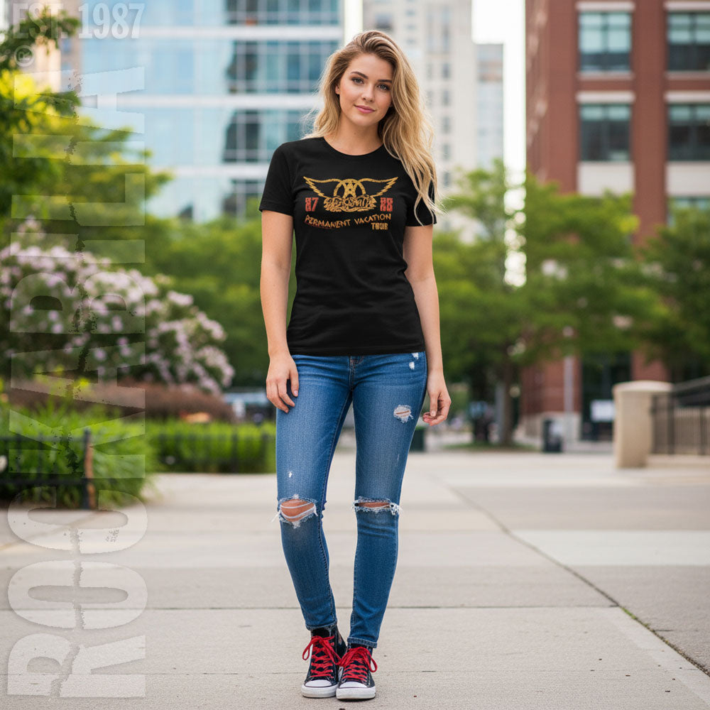 Aerosmith Pv Tour 87 88 Junior Top