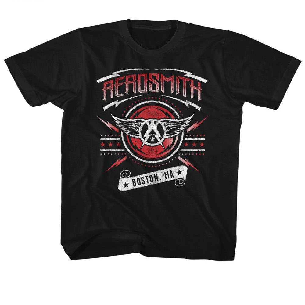 Aerosmith Boston 2015 Youth T-shirt Front