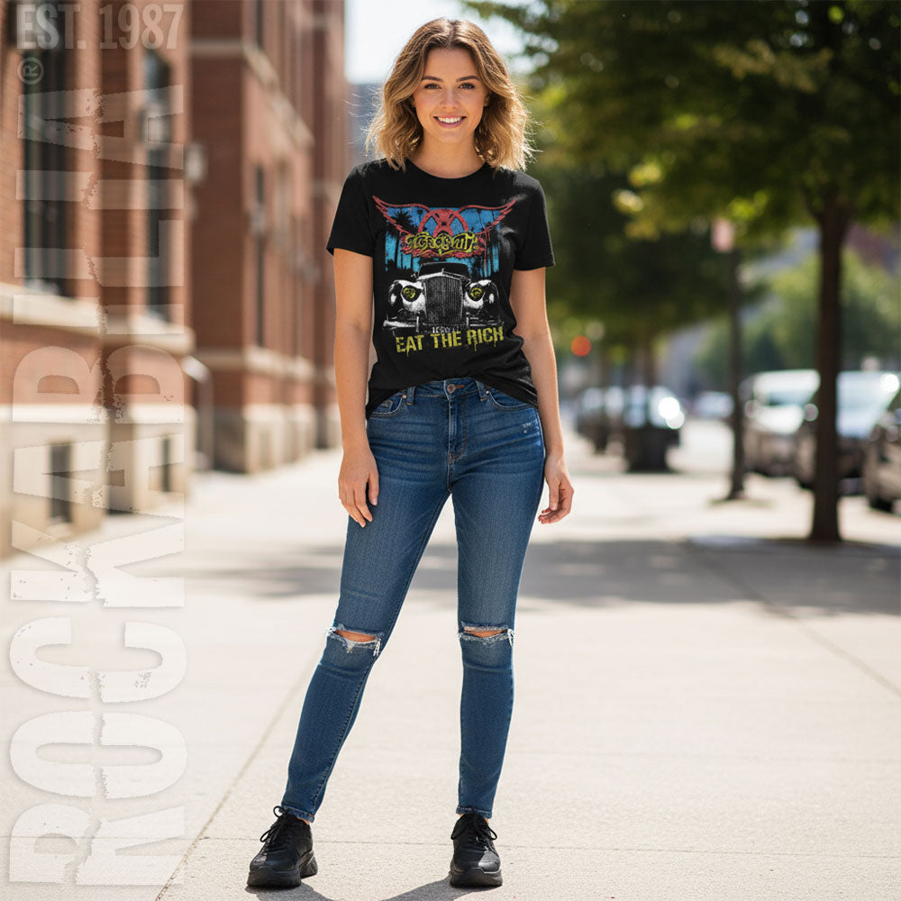 Aerosmith Aerosmith Eat The Rich Car Junior Top