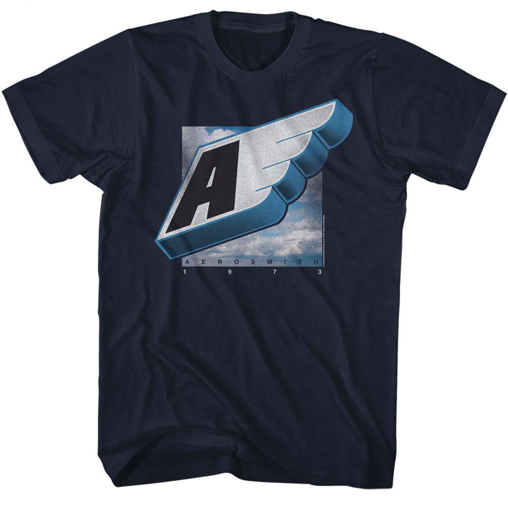 Aerosmith 1973 Wing T-shirt Front
