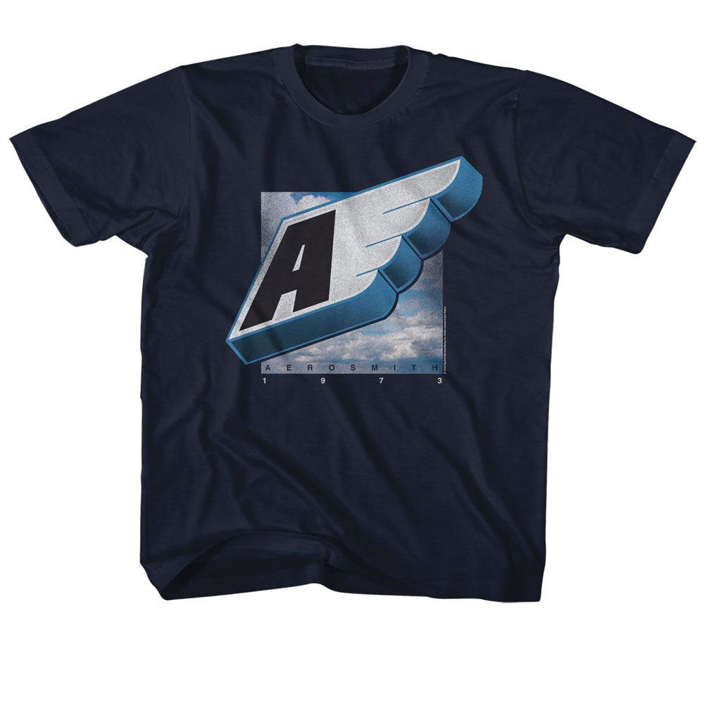 Aerosmith 1973 Wing Youth T-shirt Front