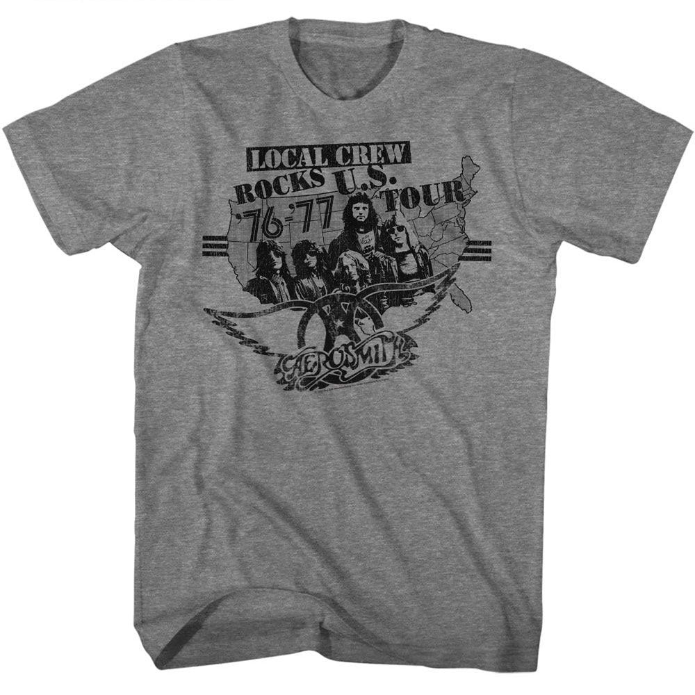 Aerosmith Local Crew T-shirt Front