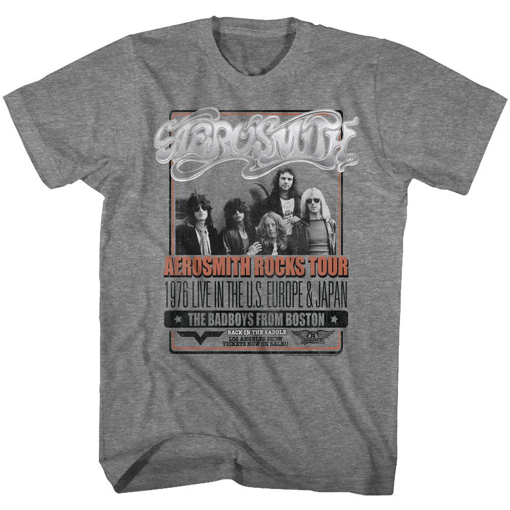 Aerosmith Badboys From Boston T-shirt Front