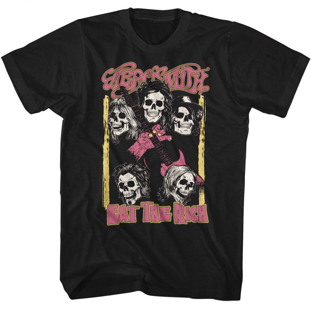 Aerosmith Skulls Recolor T-shirt Front