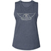 Aerosmith Wings Logo Light Womens Tank