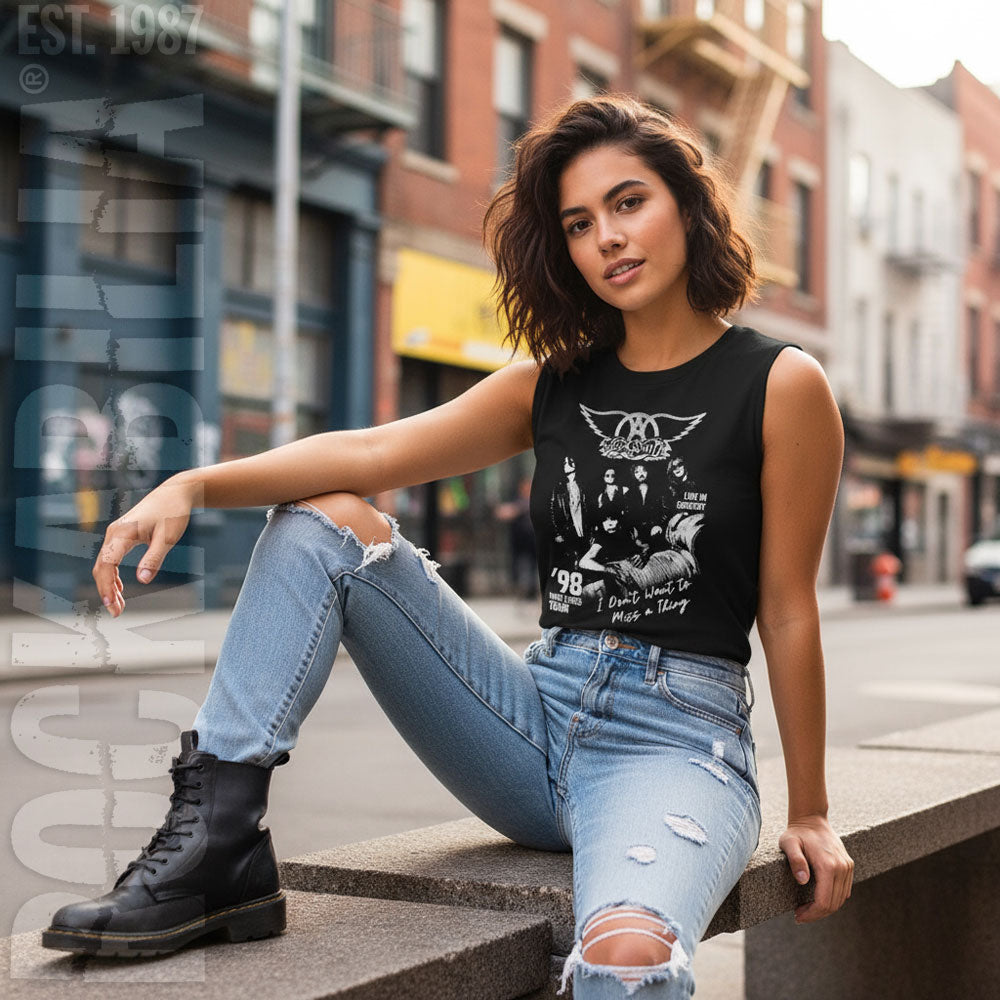 Aerosmith Miss A Thing Womens Tank