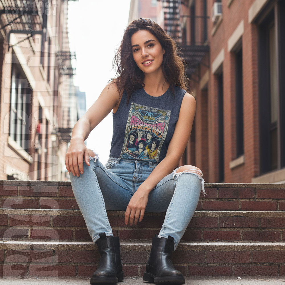 Aerosmith Let Rock Rule Womens Tank Alt 2