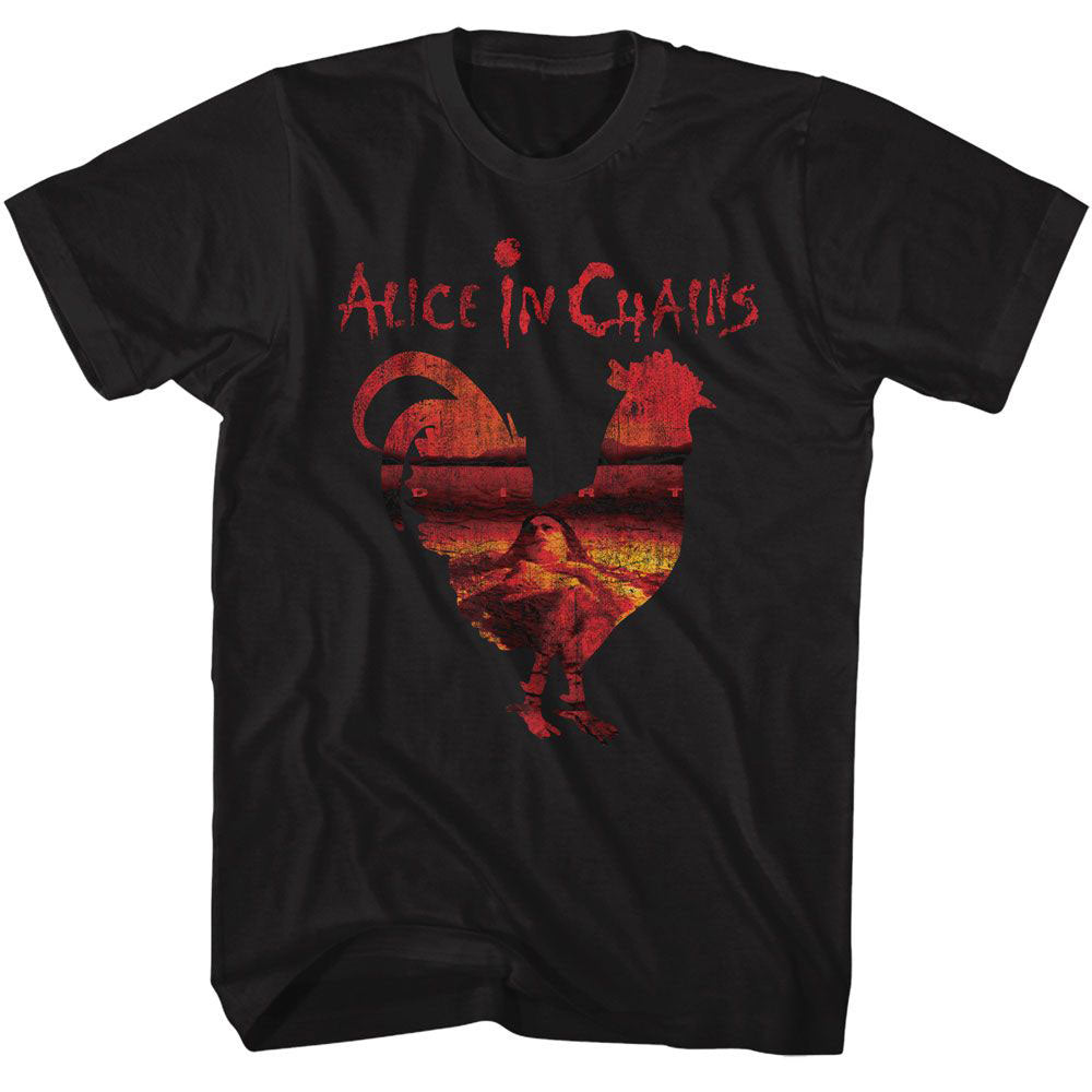 Alice In Chains Dirt Album Rooster T-shirt Front