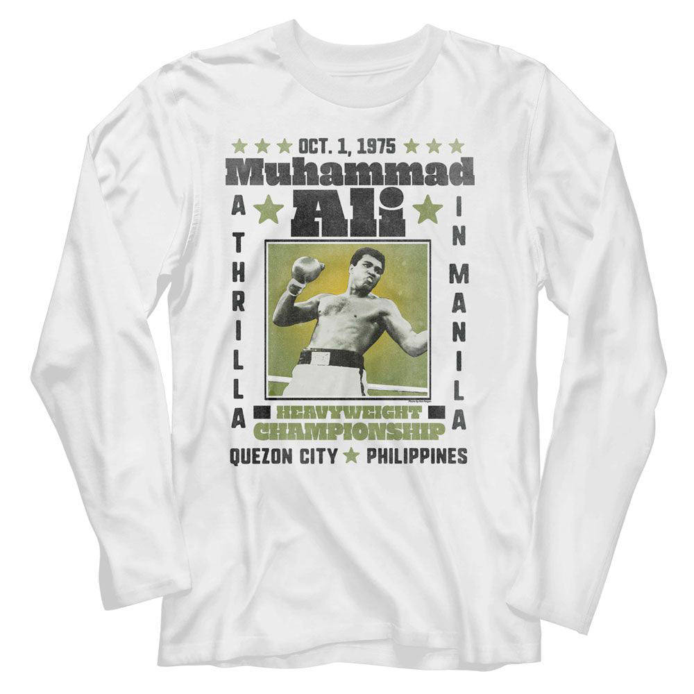 Muhammad Ali A Thrilla Long Sleeve Front