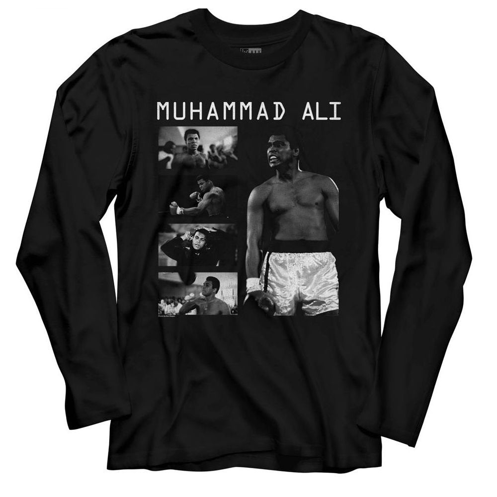 Muhammad Ali Collage Long Sleeve Front