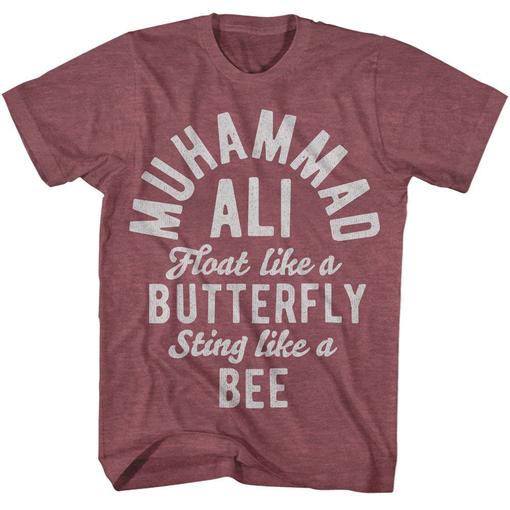 Muhammad Ali Butterfly Bee T-shirt Front