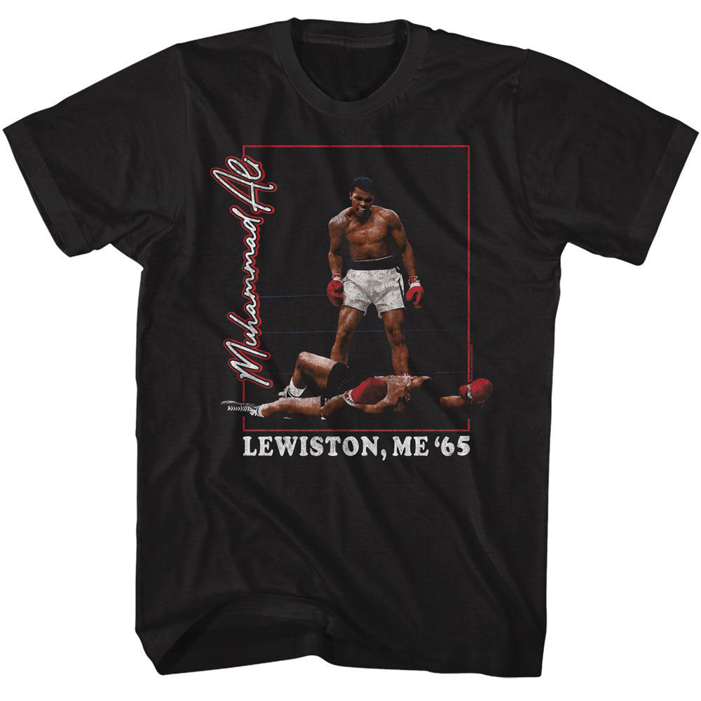 Muhammad Ali Lewiston Me 65 T-shirt Front