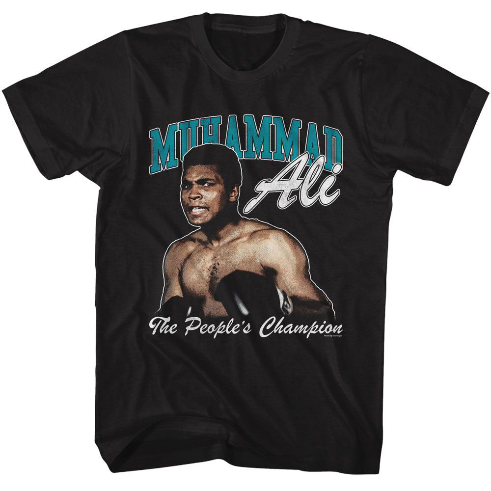 Muhammad Ali The Peoples Champ T-shirt Front