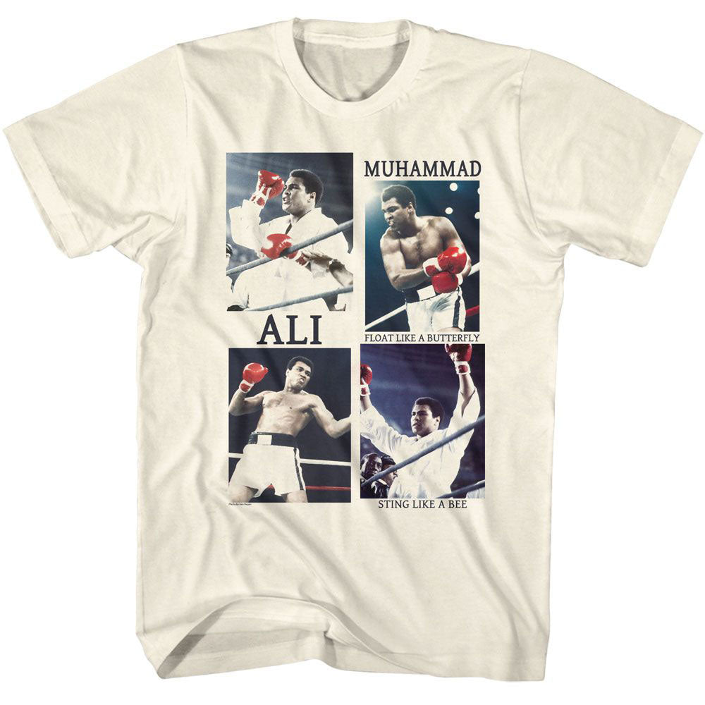 Muhammad Ali Four Photos T-shirt Front
