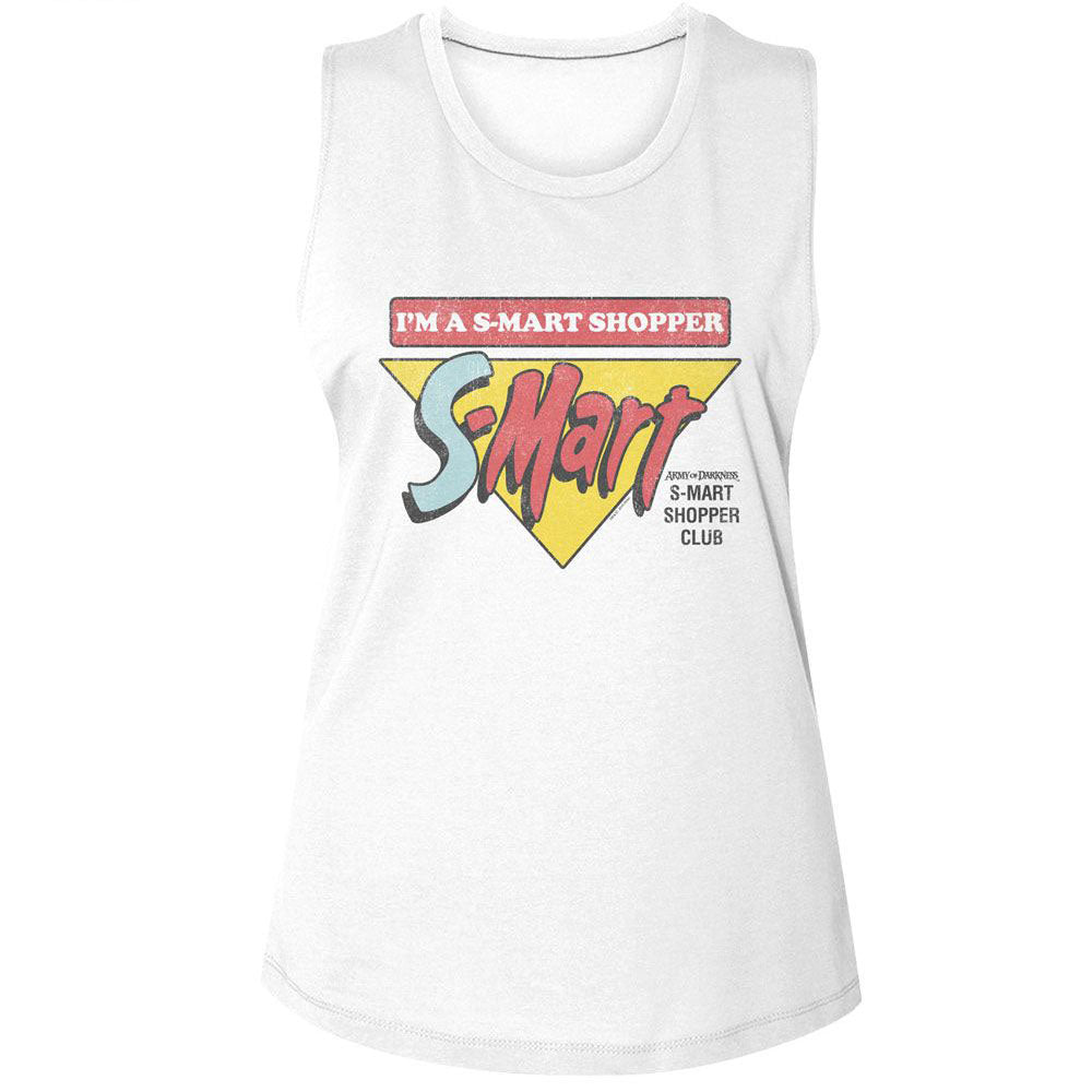 Army Of Darkness Aod S Mart Smart Shopper Womens Tank Front