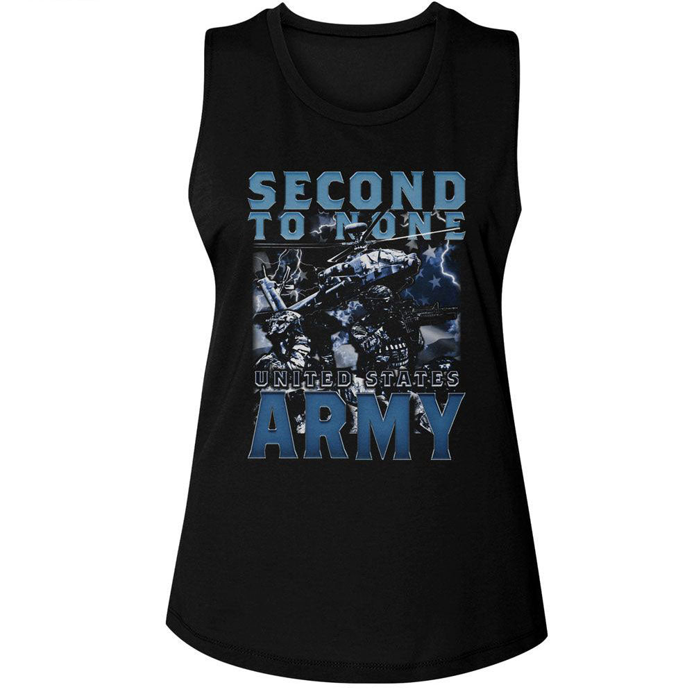 Army Second To None Womens Tank Front