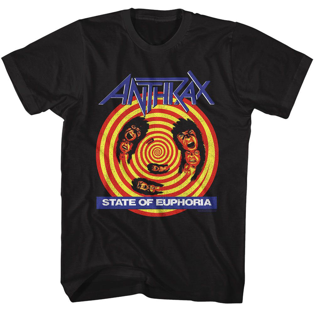 Anthrax State Of Euphoria T-shirt Front