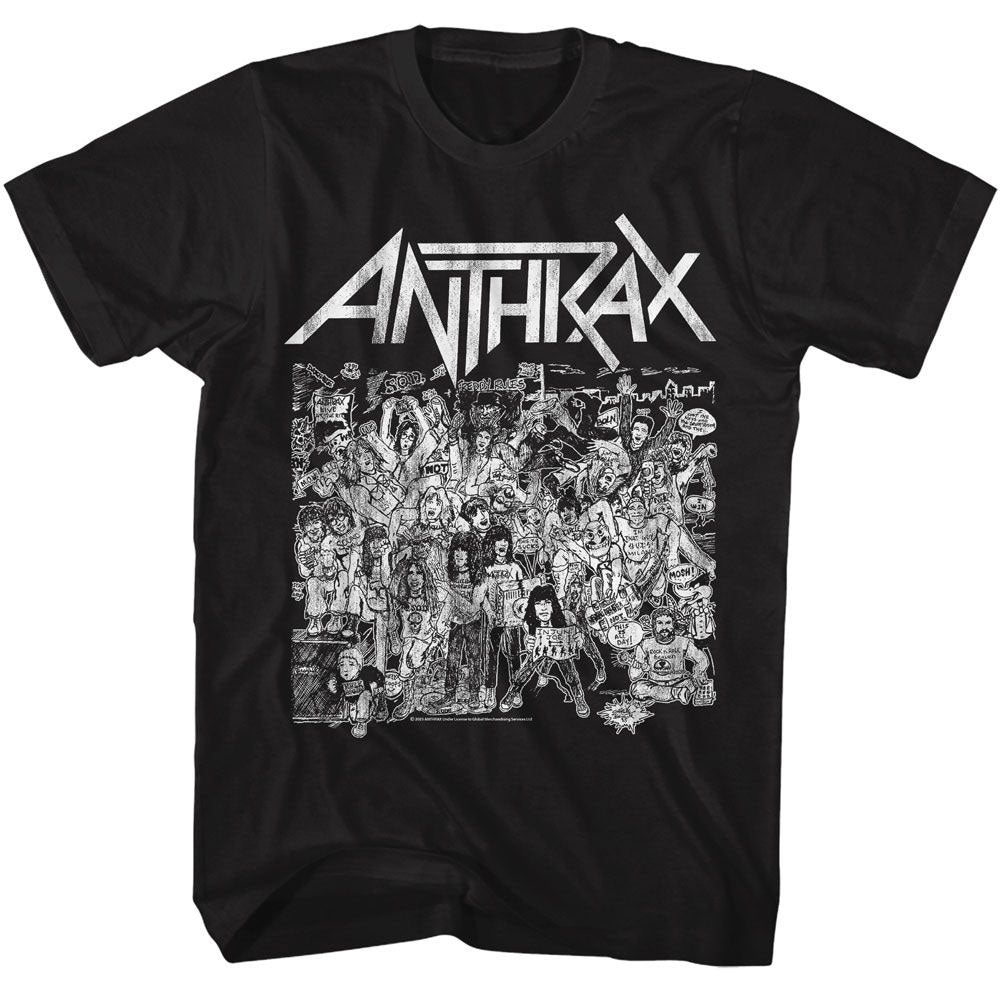 Anthrax No Frills T-shirt Front
