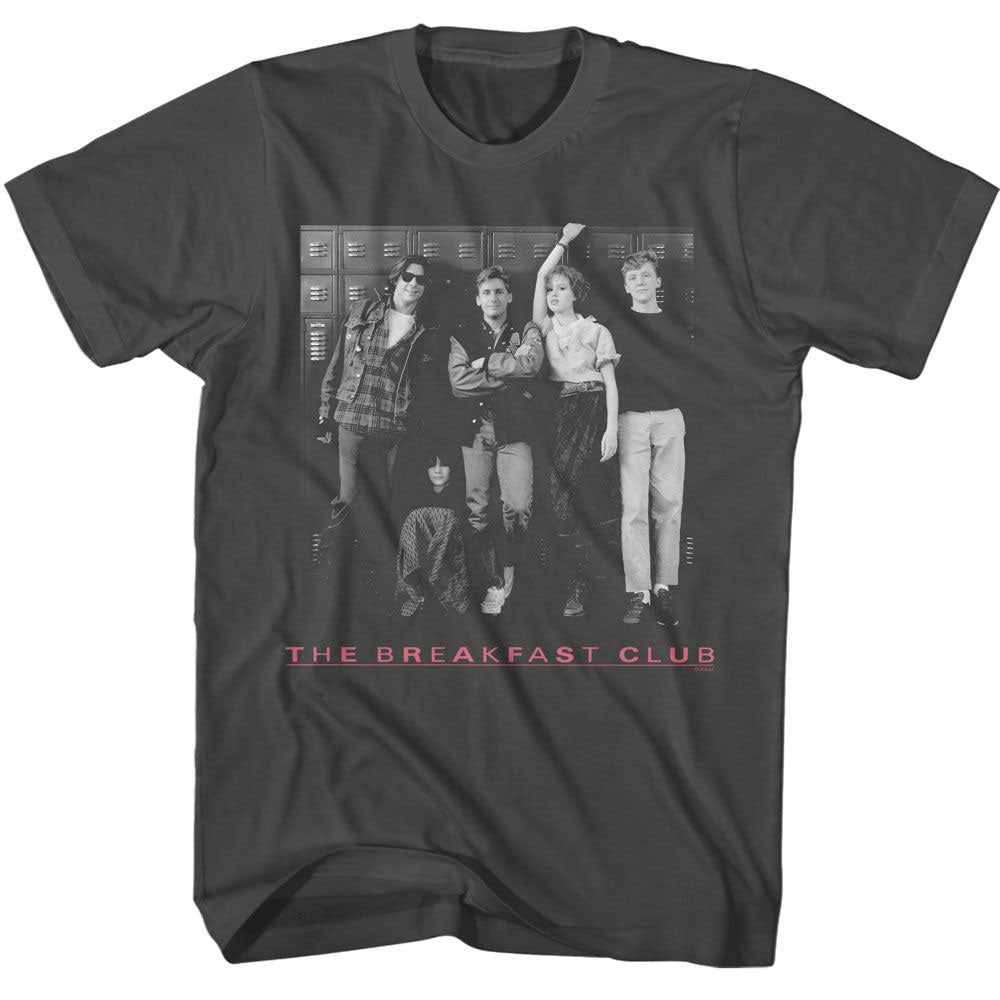 Breakfast Club Bw Locker Photo T-shirt Front
