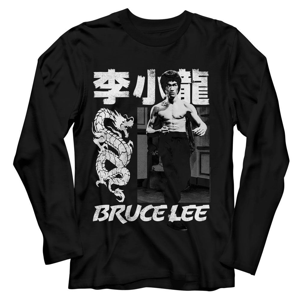 Bruce Lee Chinese Name Long Sleeve Front