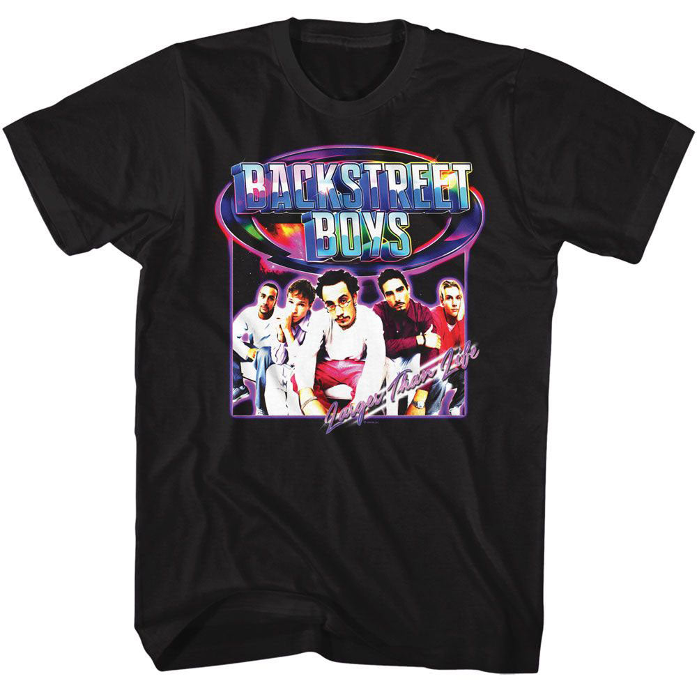 Backstreet Boys Y2k Rainbow Shine T-shirt Front