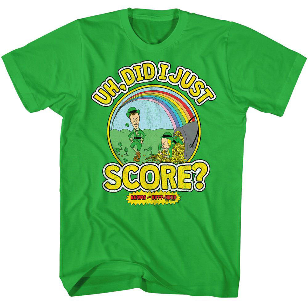 Beavis And Butthead Getting Jiggy T-shirt Front