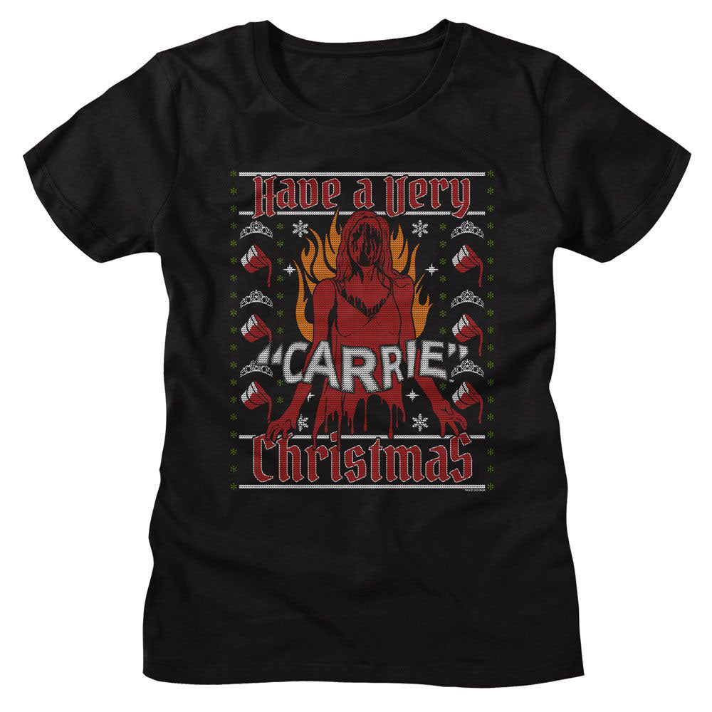 Carrie A Very Carrie Christmas Junior Top Front