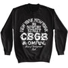 Cbgb Logo And Address Sweatshirt