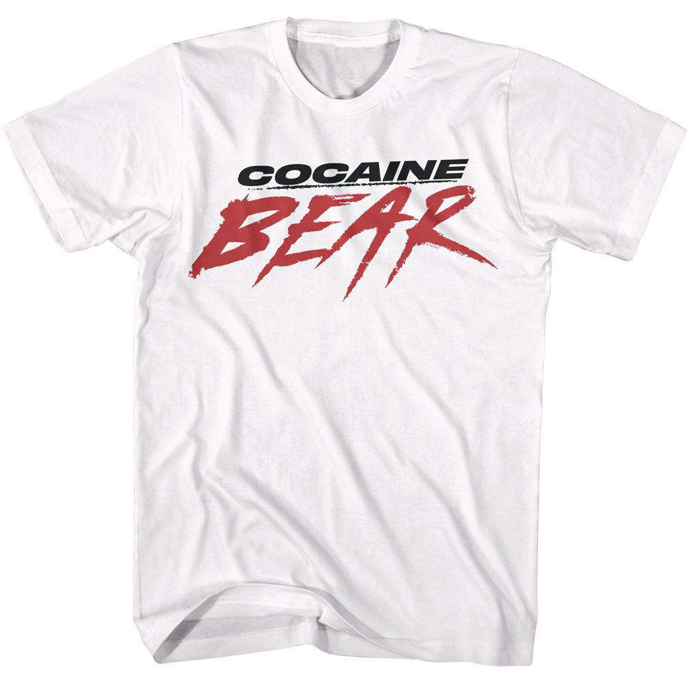 Cocaine Bear Movie Logo Light T-shirt Front