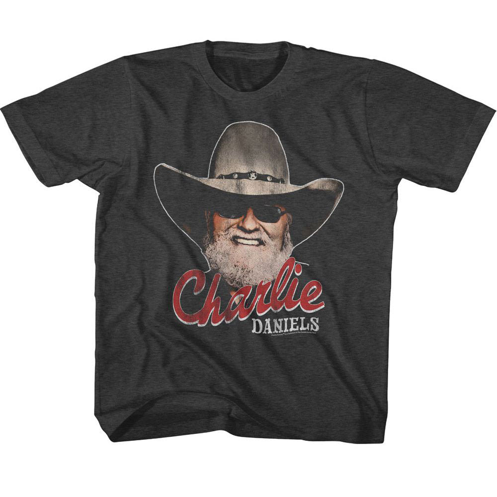 Charlie Daniels Band Cdb Smiling Charlie Youth T-shirt Front