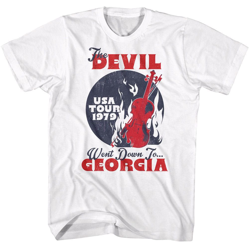 Charlie Daniels Band Cdb Devil Went Down To Georgia T-shirt Front