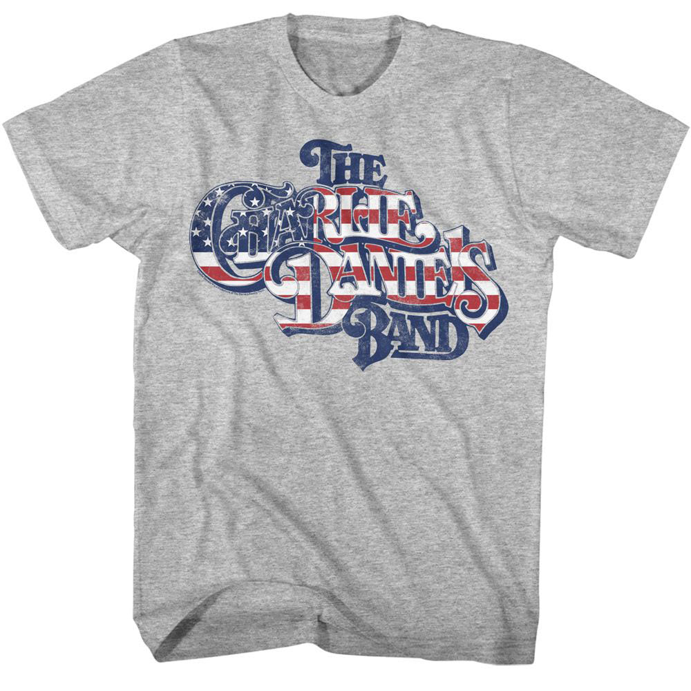Charlie Daniels Band Cdb Flag Logo T-shirt Front