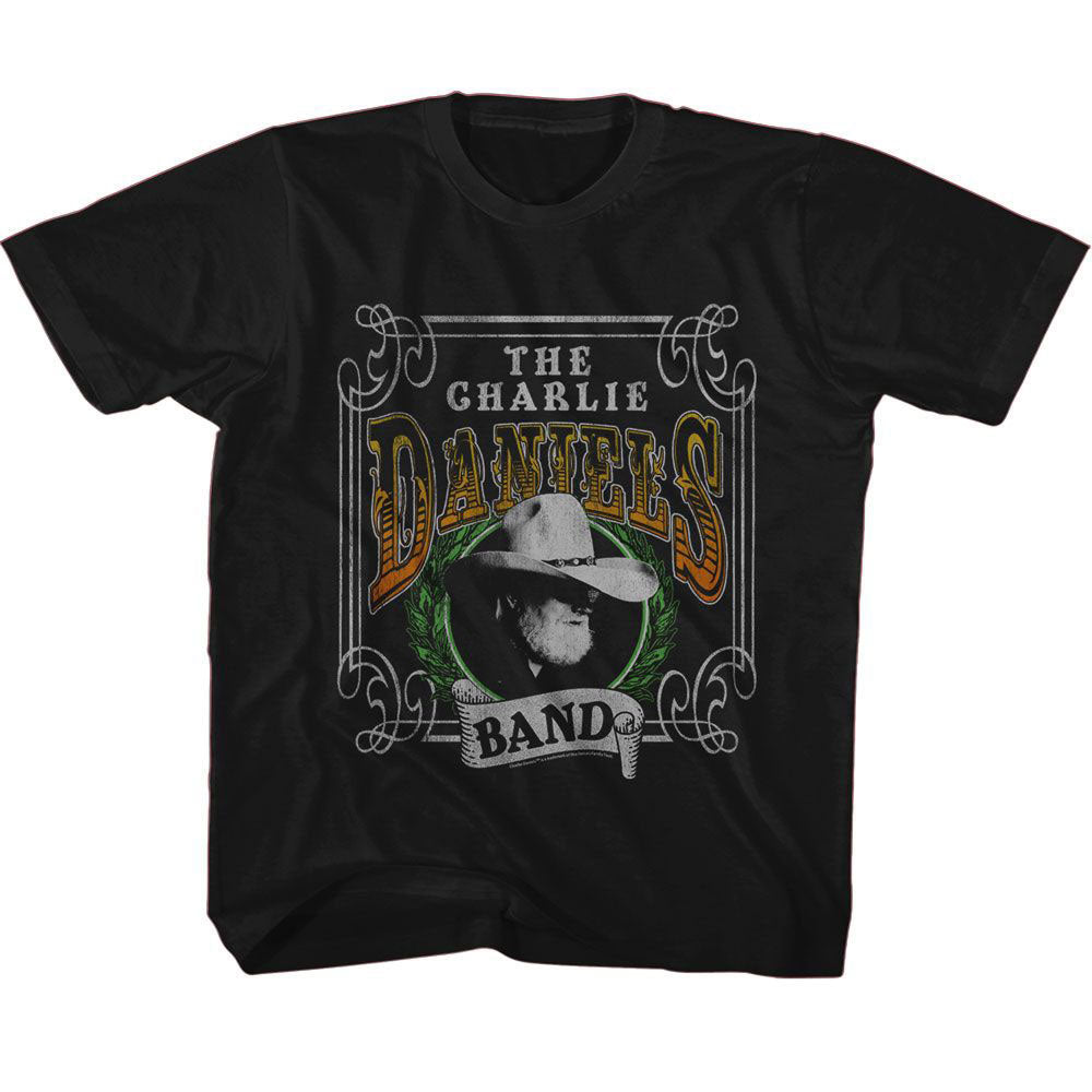 Charlie Daniels Band Cdb Yucca Leaves Youth T-shirt Front