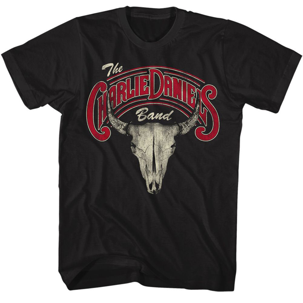 Charlie Daniels Band Cdb-skull N Logo T-shirt Front