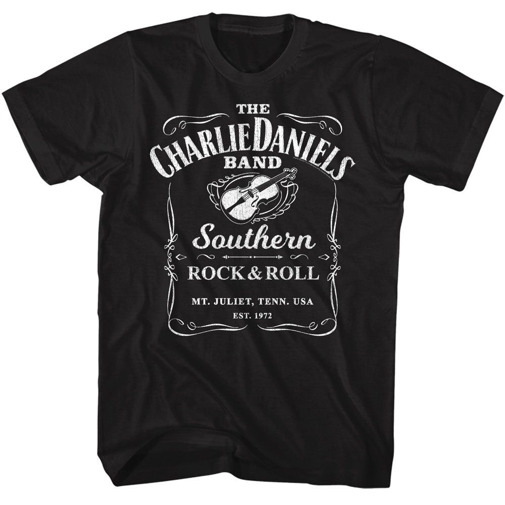 Charlie Daniels Band Cdb Label T-shirt Front