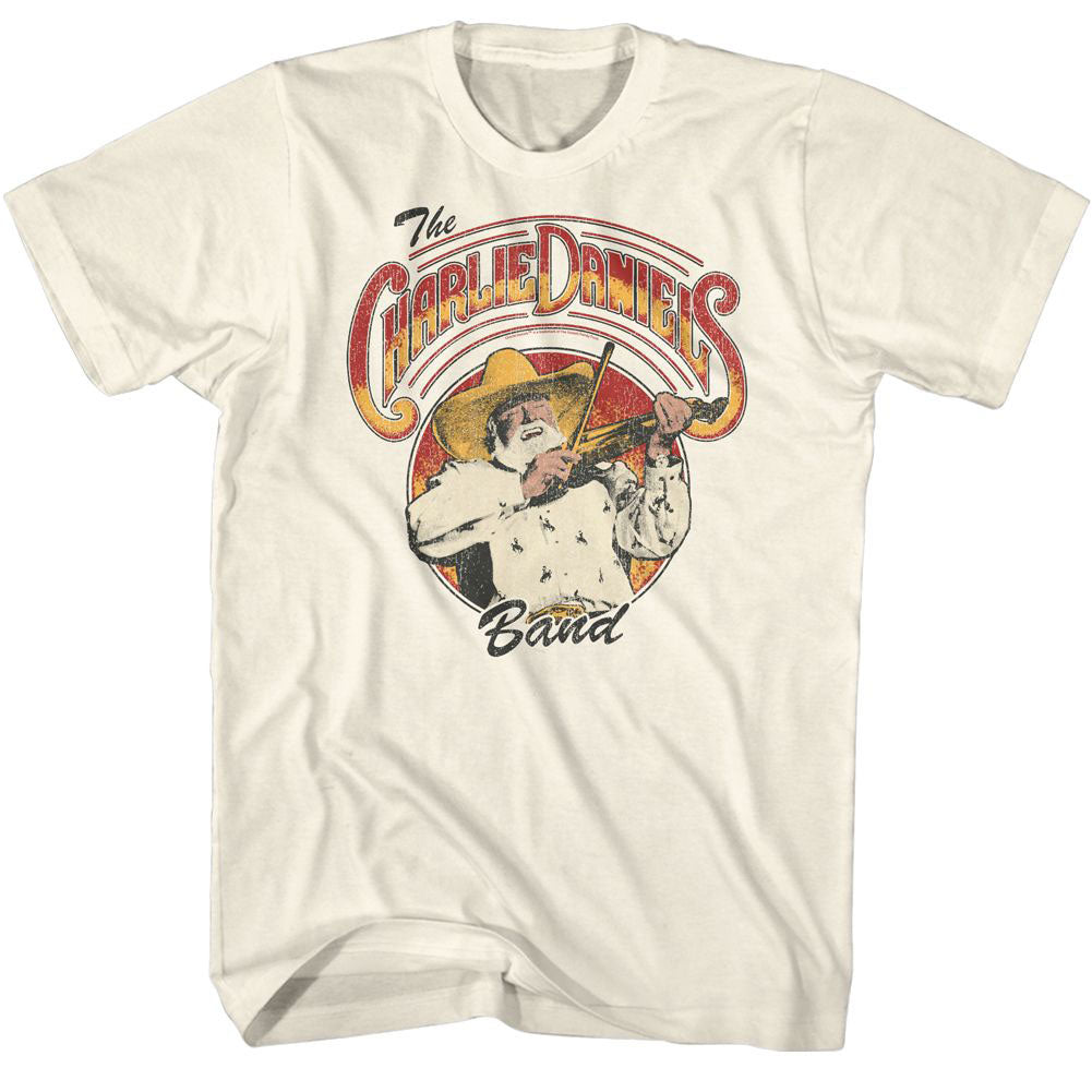 Charlie Daniels Band Cdb Logo And Fiddlin 2 T-shirt Front